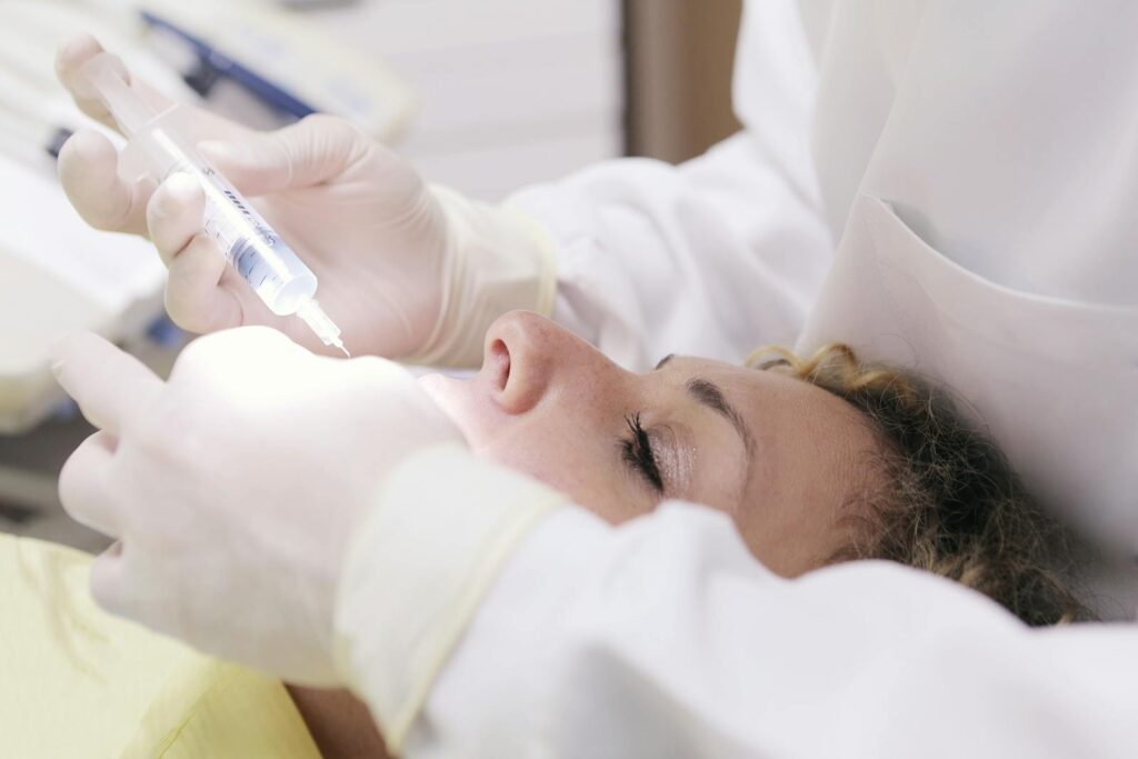 Happy child at the pediatric dentist for routine checkup at AQUA Dent Clinics, Jeddah