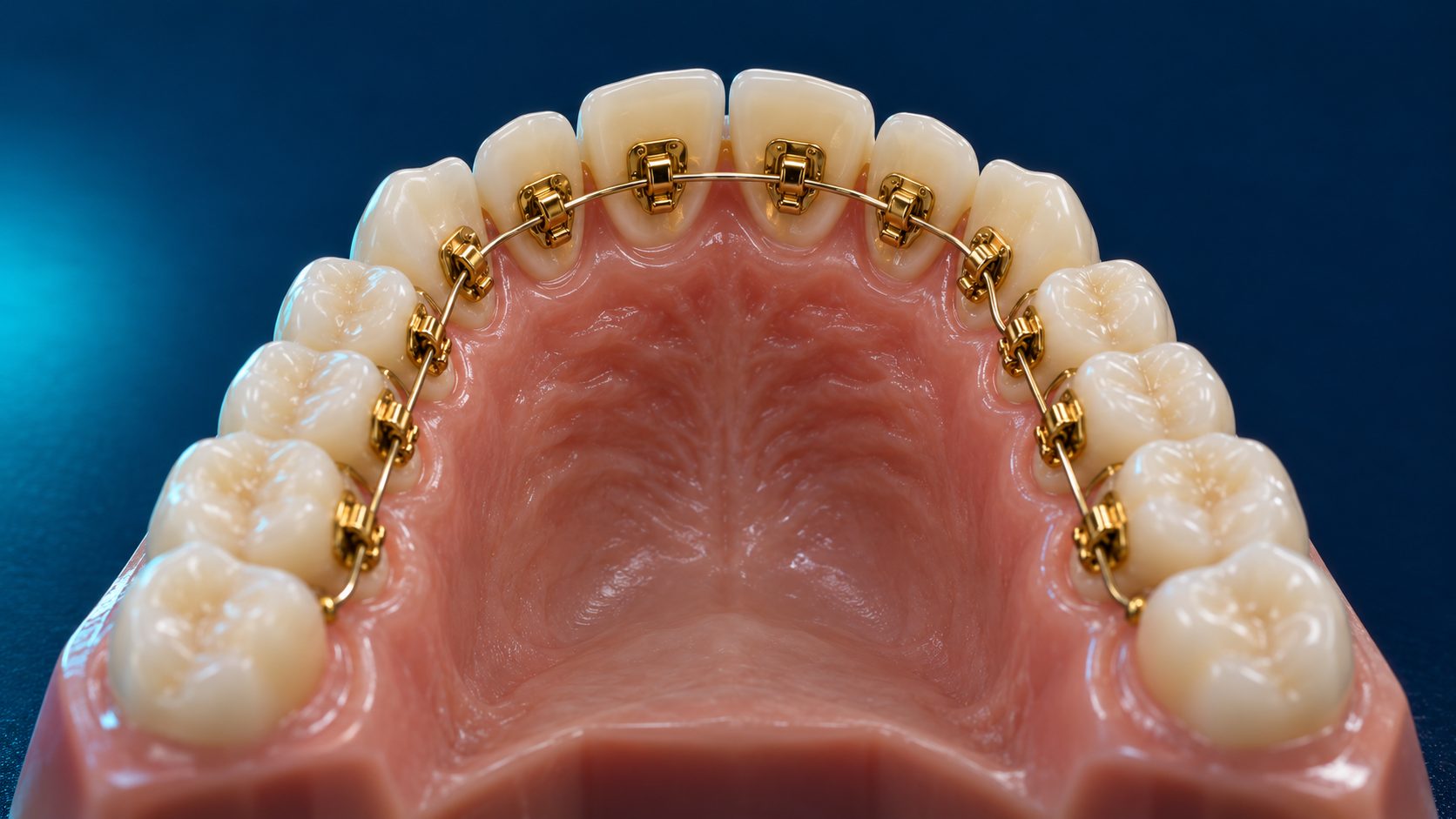 سعر تقويم الأسنان في جدة 2026 — ما الذي يحدد التكلفة فعلاً؟ (معدني، خزفي، Invisalign) 3 تقويم الأسنان اللساني المثبّت خلف الأسنان